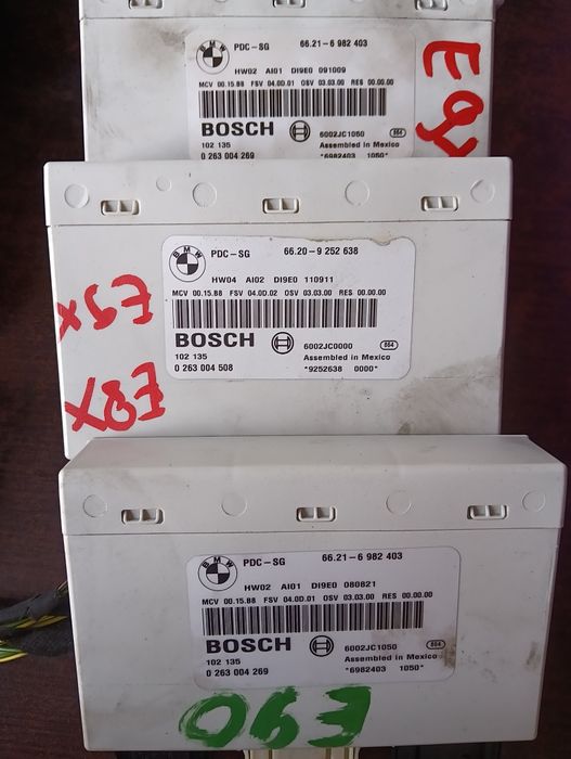 BMW MODUŁ PARKOWANIA PDC  E90 E91 E92 E93 e88 e84 E81 E87 E60 E61 E65