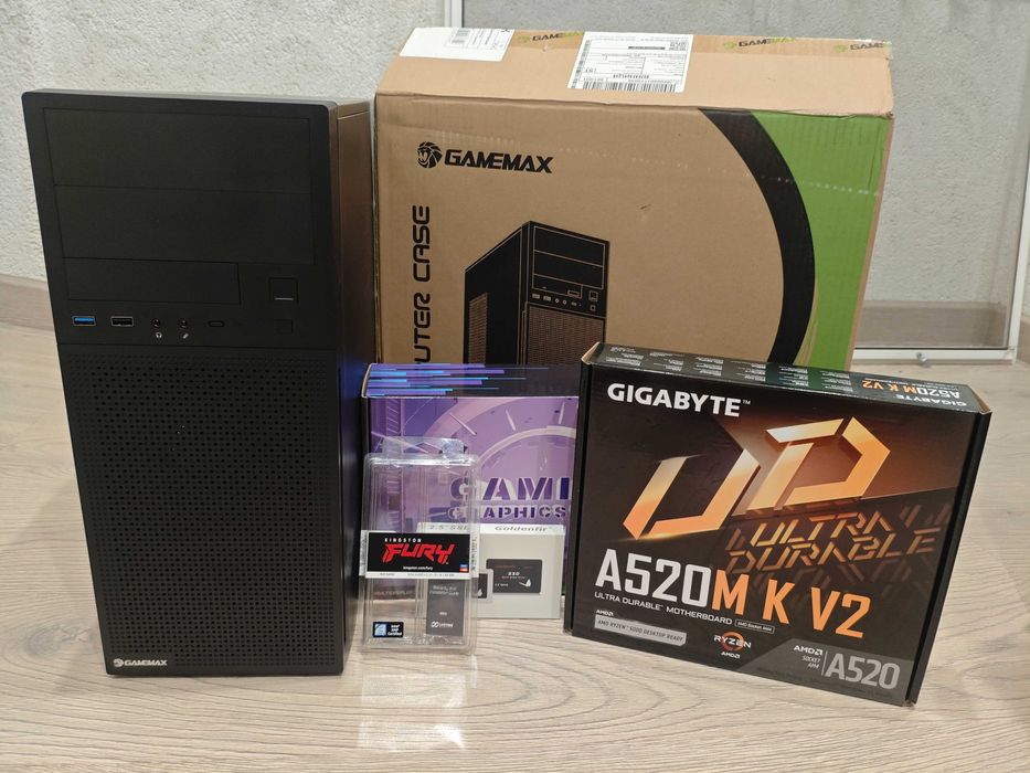 Ігровий ПК Ryzen 5 3600|DDR4 16Gb|SSD 480GB|RX580 8Gb|650W|A520|