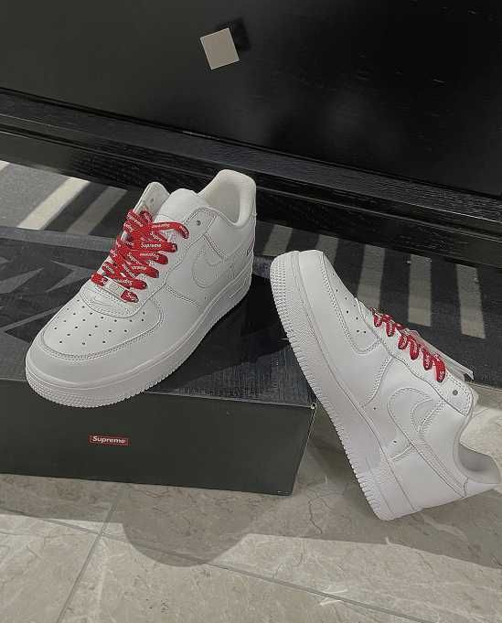 Nike Air Force 1 Low Supreme White R.44