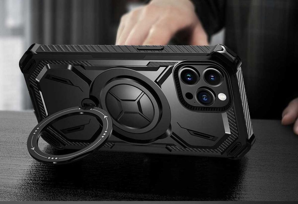 Plecki Lanhiem do Apple , iPhone 12 Pro czarny