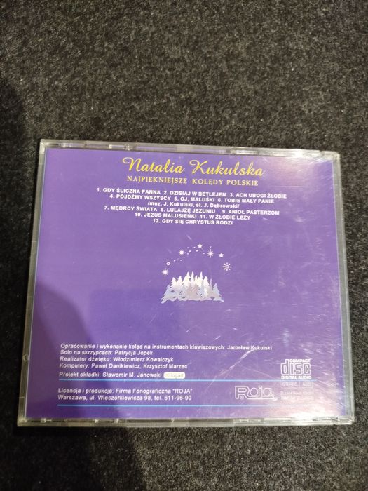 Natalia Kukulska najpiękniejsze kolędy Roja płyta CD 1994r