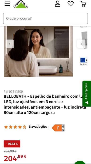 Espelho com iluminação