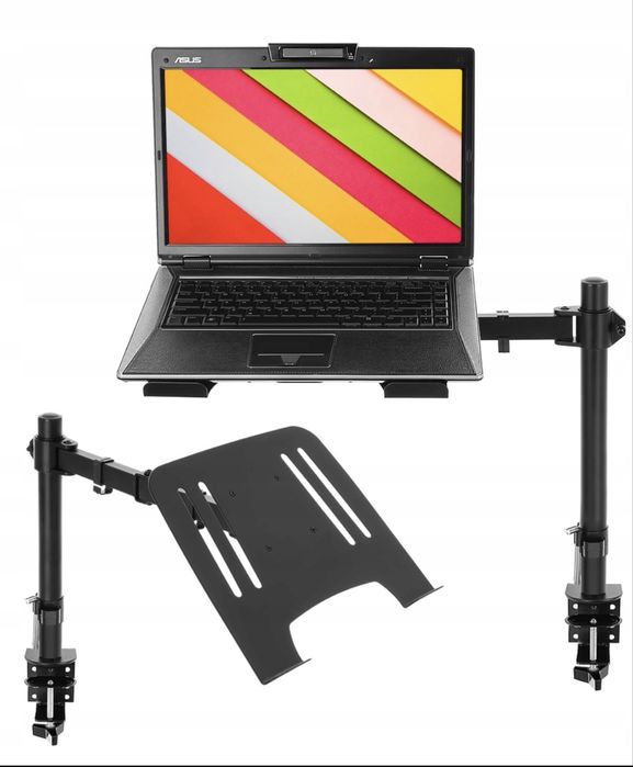 Uchwyt do Laptopa Regulowany Biurkowy Uniwersalny 2w1