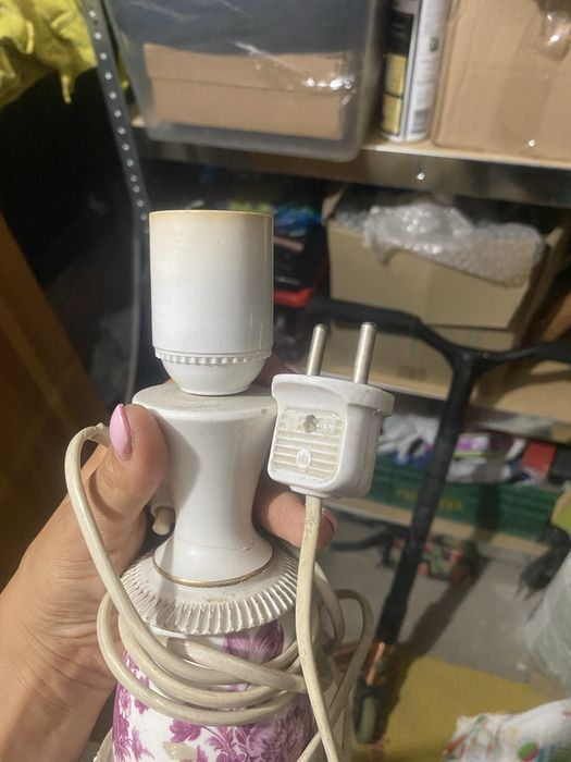 Lampa stołowa retro vintage
