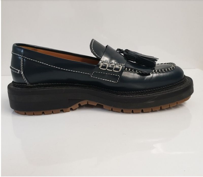 Buty półbuty mokasyny skóra naturalna zara