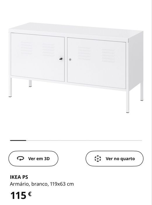 Armário branco Ikea PS