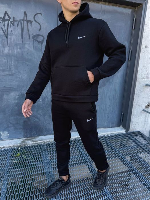 Спортивний костюм чоловічий зимовий Nike (кофта + штани) S M L XL XXL