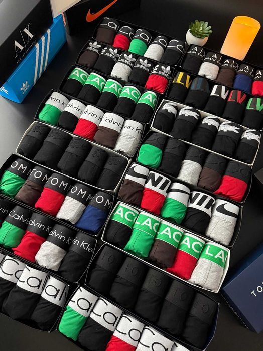 Чоловічі труси/боксери Келвін Кляйн серія White. Мужские трусы