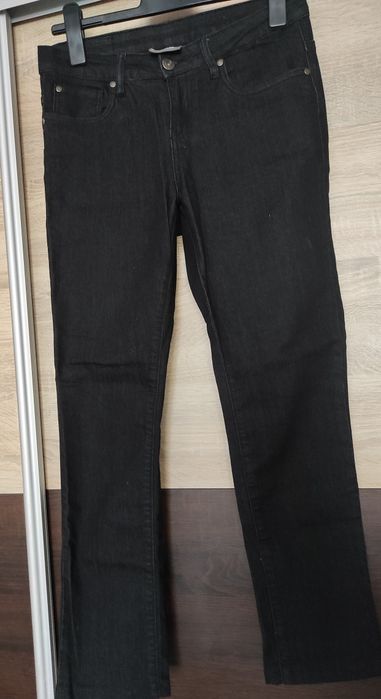 Jeansy czarne Thako slim fit S