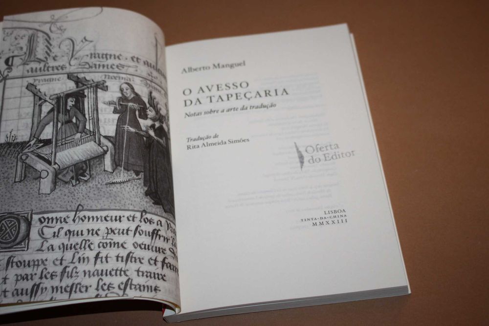 O Avesso da Tapeçaria de Alberto Manguel