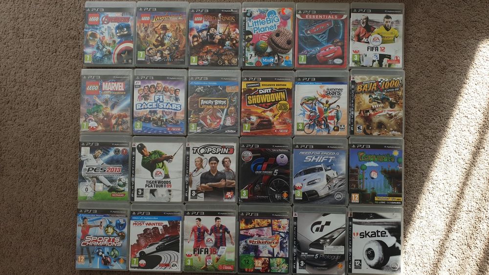 Gry ps3 lego nfs cars i inne