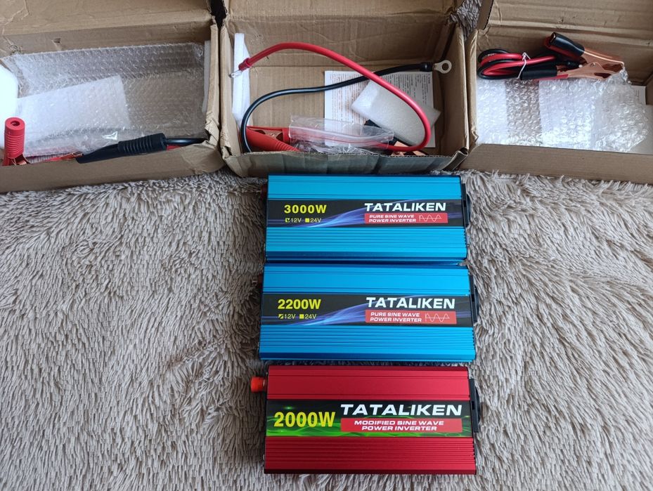 Інвентор TATALIKEN  3000W, 2200W, 2000W  12V,  чистий синус