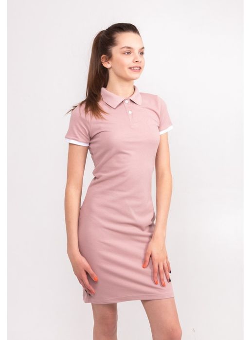 Пудрова сукня поло