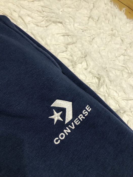 Spodnie dresy Converse rozmiar S granatowe