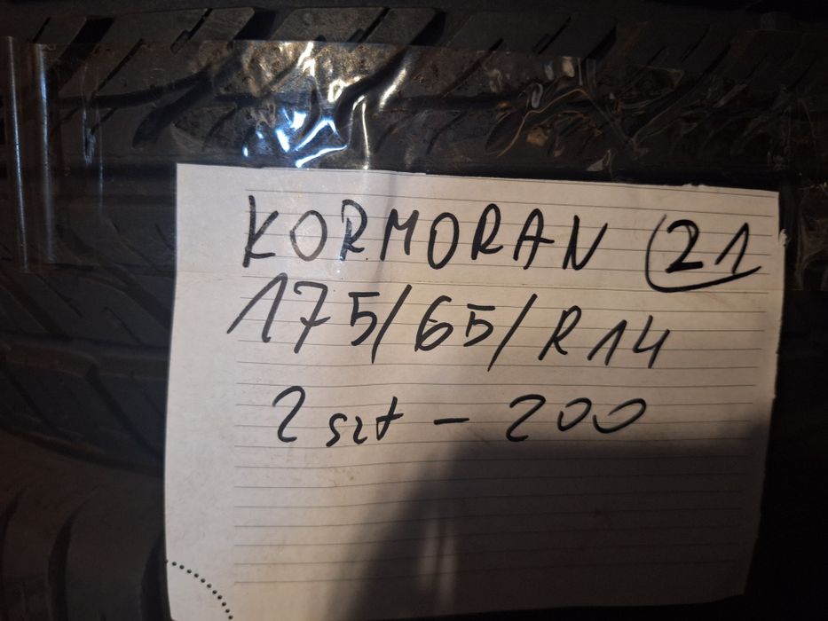 KORMORAN 175/65r14  2szt opony lato letnie 5.8mm 2021r