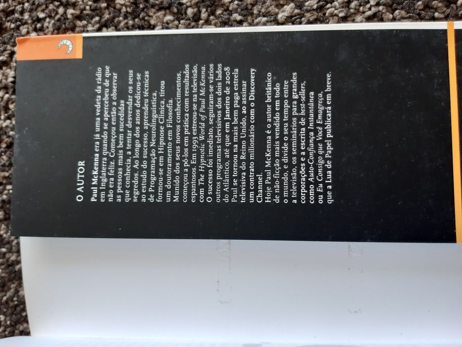 Livro 'Mude a Sua Vida em Sete Dias' de Paul McKenna