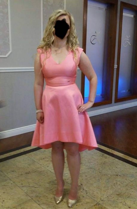 Sukienka Simple na wesele Jedwab