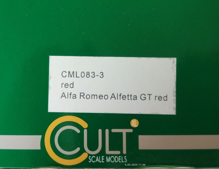 Alfa Romeo Alfetta GT 1:18 Cult Models