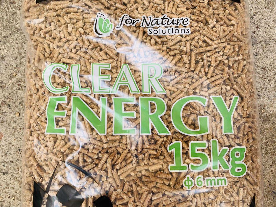 Pellet FOR NATURE  Clear Energy  EN Plus,czyste spalanie,mało popiołu