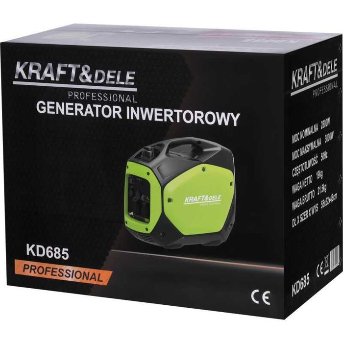 Agregat prądotwórczy generator prąduu INWERTOROWY 3000W 230V/50Hz