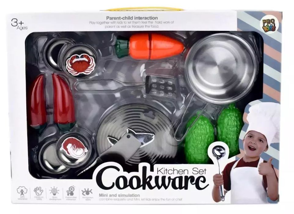 Zestaw kuchenny metalowy 2. Pro Kids