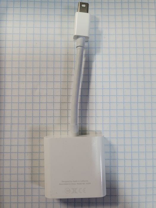 Перехідник APPLE A1305 mini Displayport to DVI ADAPTER
КОД
