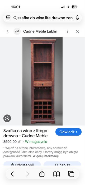 Meble z litego drewna !