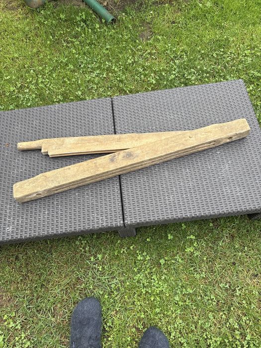 Stara międlica do lnu