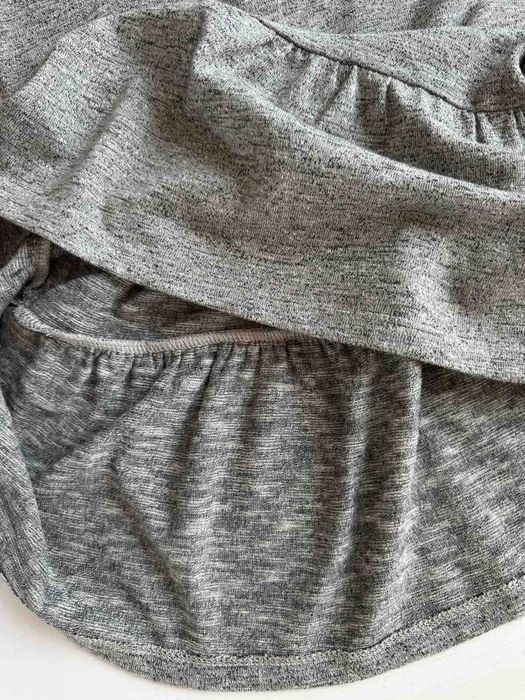 Платье базовое серое Bershka для девочки, можно в школу, размер S 36