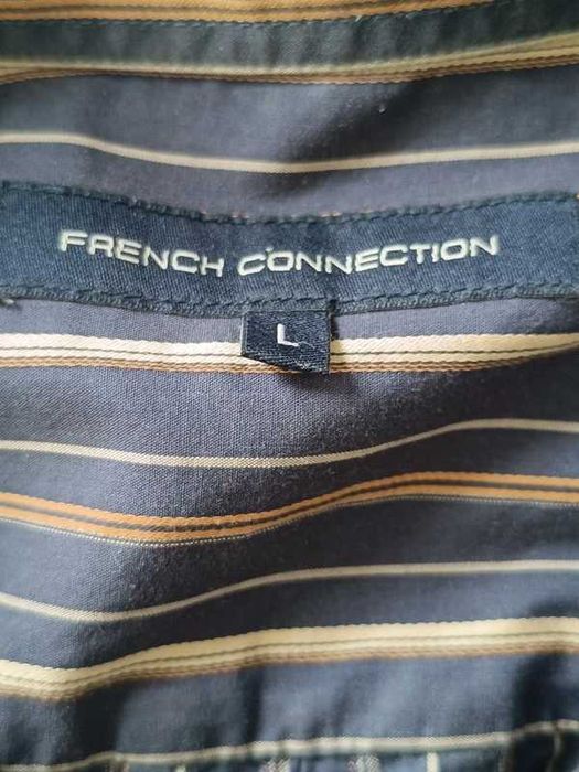 Koszula Męska French Connection L | 100% Bawełna | Paski | WADA