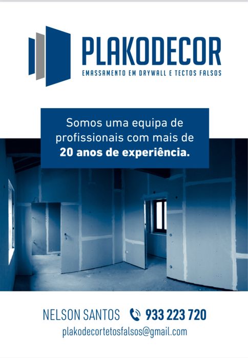 Tetos Falsos, Emassamentos,  decoração