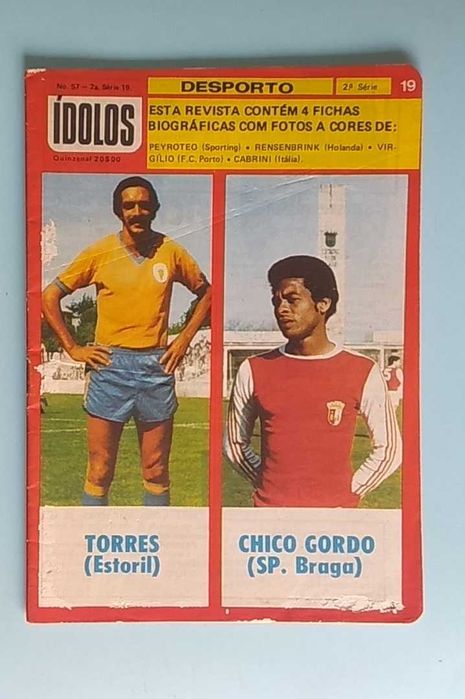 Várias revistas sobre futebol anos 70 Ídolos, Selecções, etc 5EUR cada