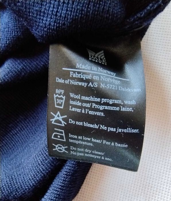 Sweter Dale of Norway 100% wełna Merino L