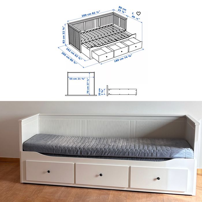 Vendo Cama Ikea 3 em 1