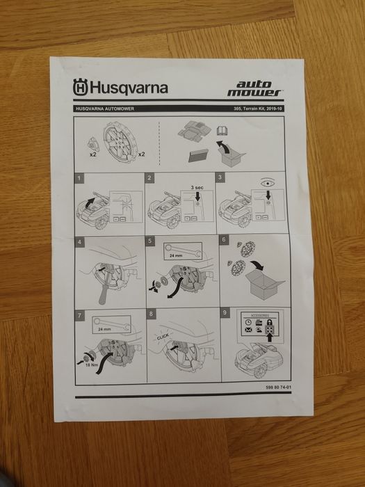 Колеса для підвищеної прохідності до Husqvarna 420/440/430X/450X/520/550/550EPOS