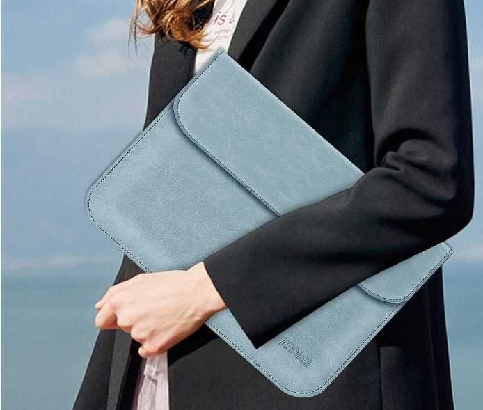 TECOOL 13-13.3-Calowy Pokrowiec Laptopa Wodoodporny Ochronny zamsz