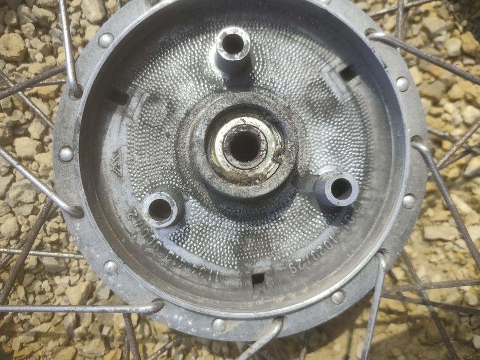 Kompletne orygnialne koła Simson S51 i błotnik