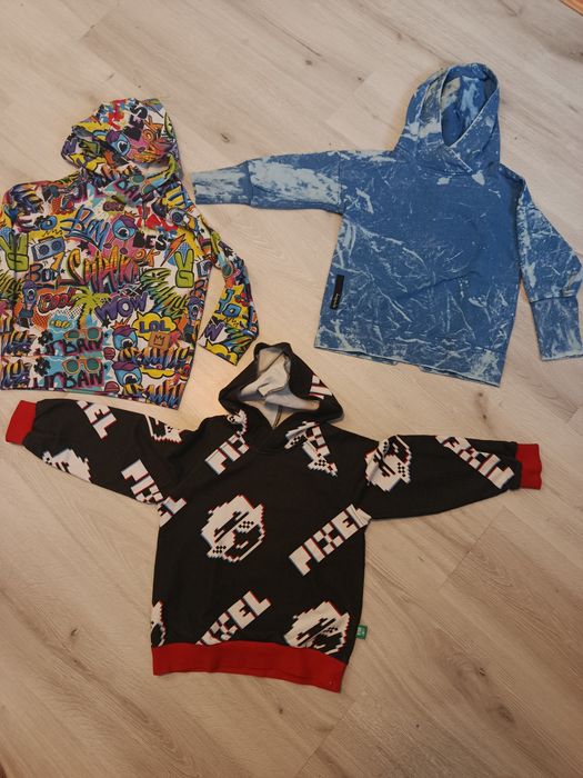 3 x Bluza r.  116 - 122 Despacito, Mimi, Kids Joy