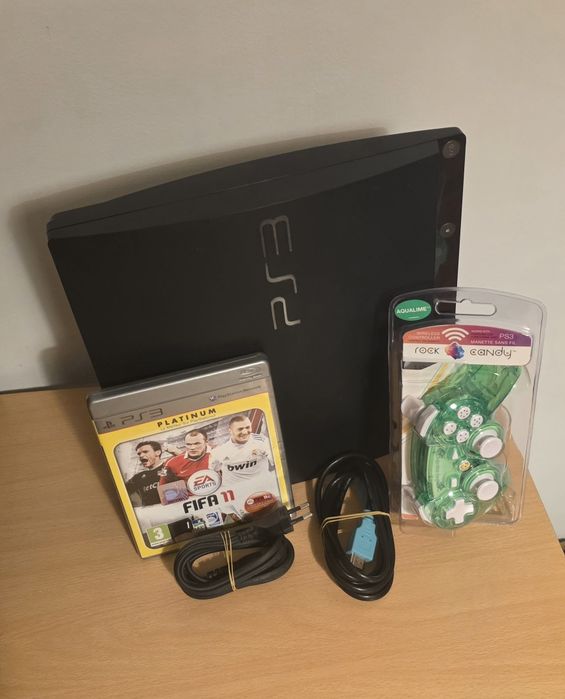 Playstation 3 Slim 120gb + Comando + Jogo