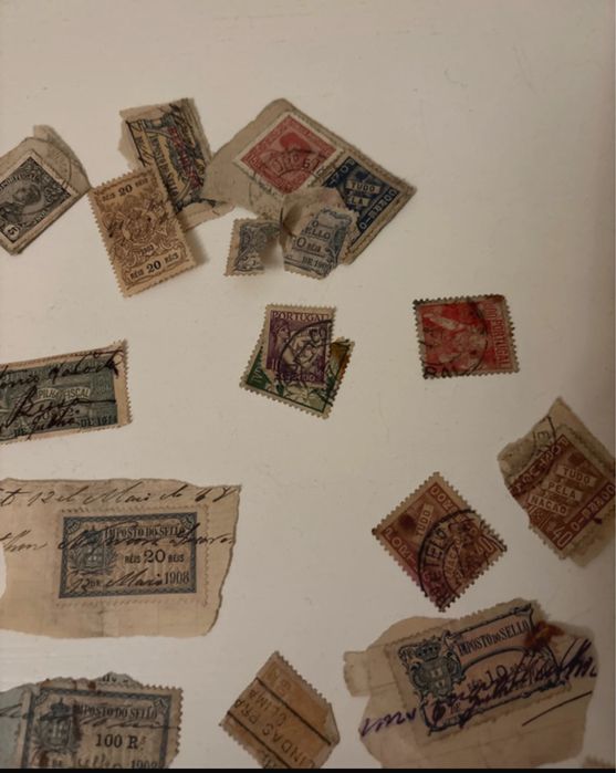 Selos antigos com mais de 100 anos
