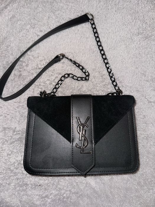 Сумка Yves Saint Laurent , кожа з замшею