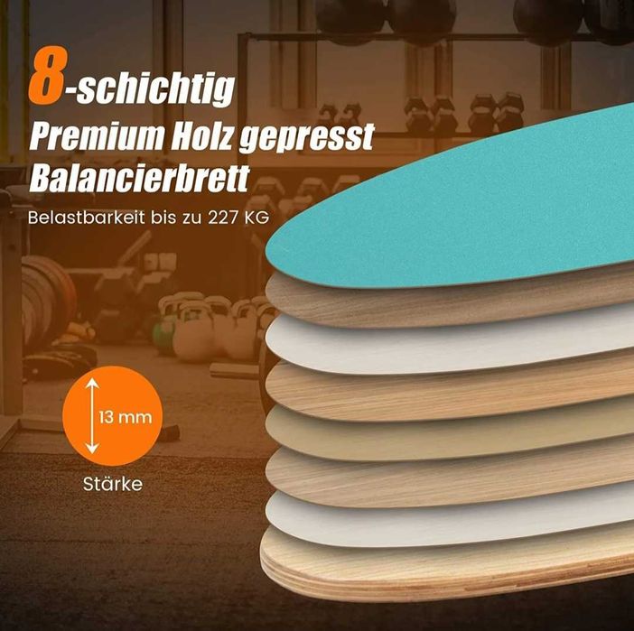 Trick board Deska do balansowania Balance Board turkusowa