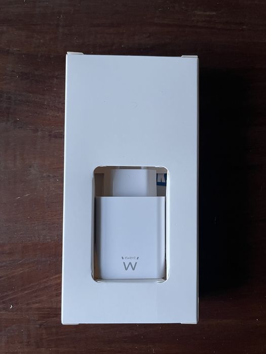 Carregador rápido usb + usb-C ewent