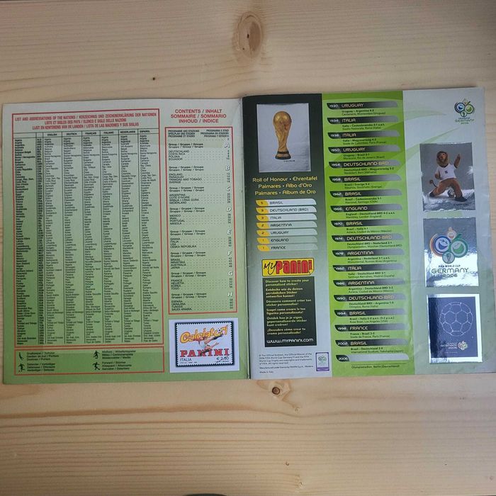 Caderneta Panini FIFA World Cup 2006 (Completa)