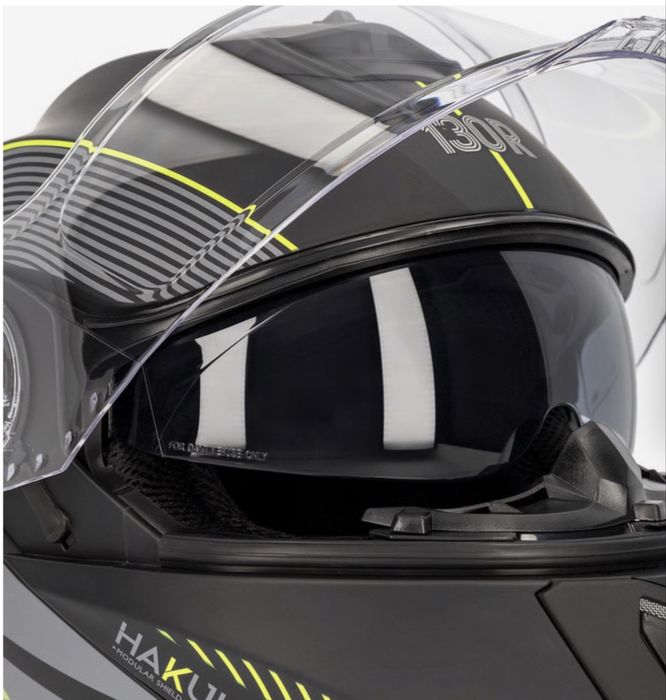 Capacete Hakui V2 Stellar Matt black / Yellow Fluo- tamanho xs