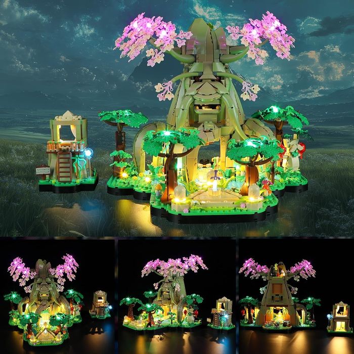 YEABRICKS Światło LED do 77092 The Legend of Zelda drzewko dekoracyjne