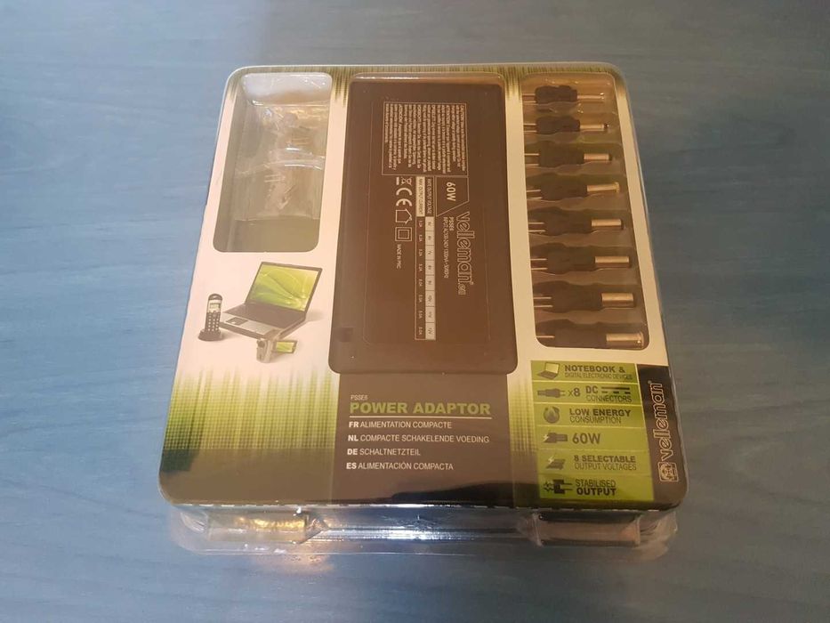 Carregador Universal 5-12V 60W p/ClassMate, Routers, TvBox, etc.