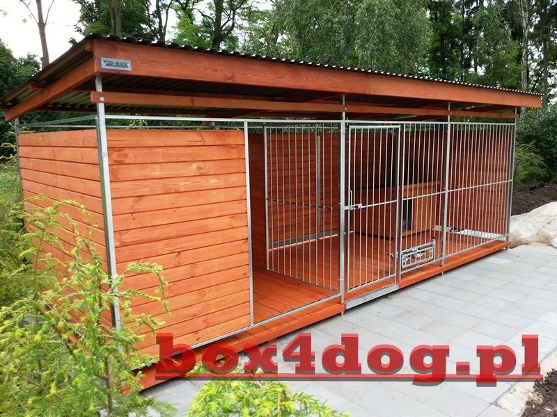 Kojec dla Psa z drewutnią 5mx2m MONTAŻ GRATIS box4dog