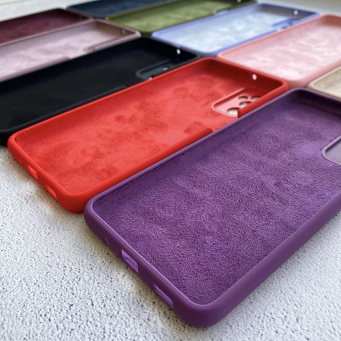 Чохол Silicone case ТОП якість Samsung Galaxy M52 | Чехол Самсунг М52