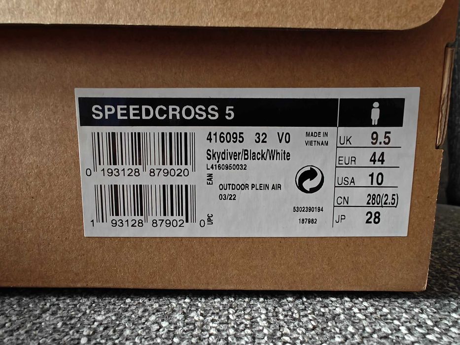 Salomon Speedcross Skydiver / Black White rozm 44 (28cm) BUTY NOWE NIEUŻYWANE